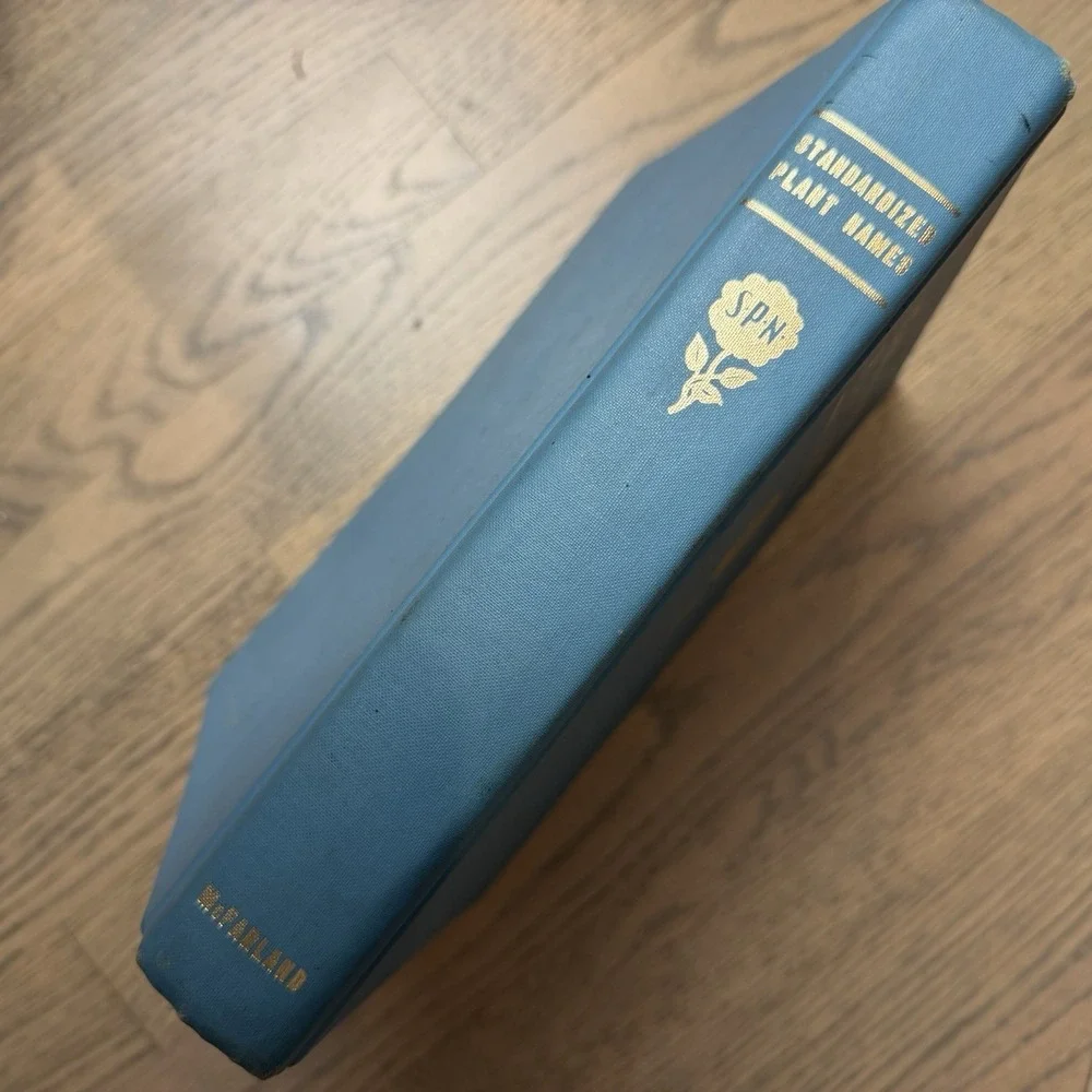 Standardized Plant Names 2nd Edition Kelsey, Harlan  1942 Gardening Horticulture
